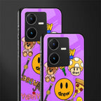justin bieber back phone cover | glass case for vivo y22