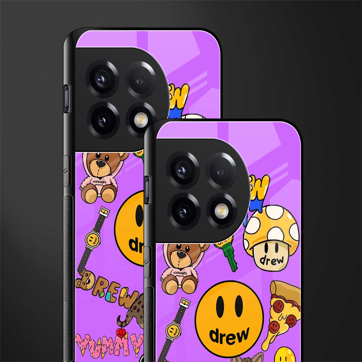 justin bieber back phone cover | glass case for oneplus 11r