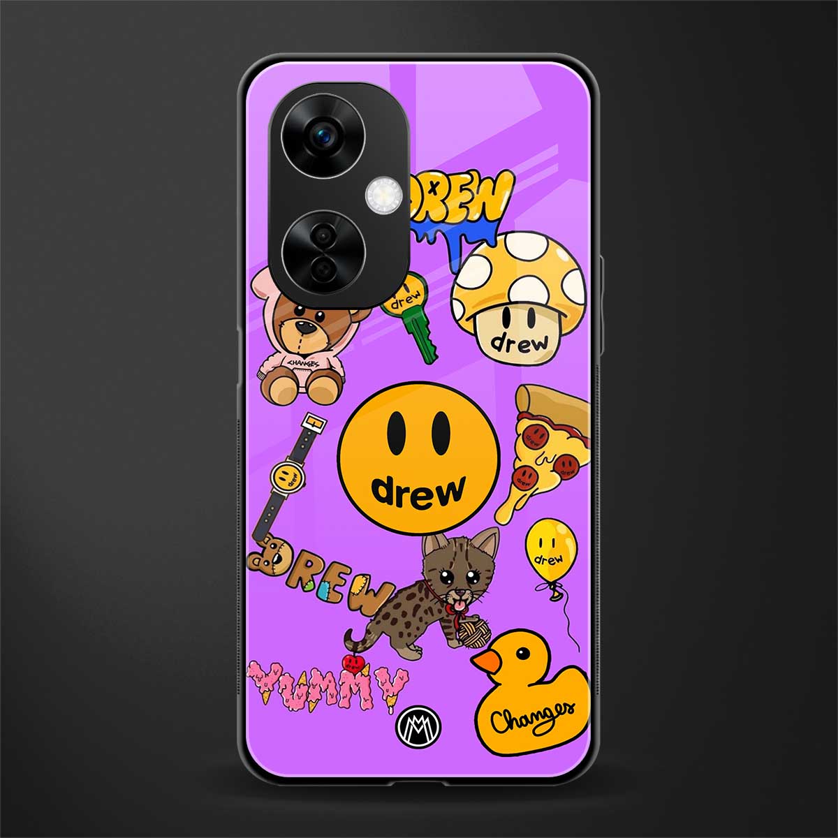 justin bieber back phone cover | glass case for oneplus nord ce 3 lite