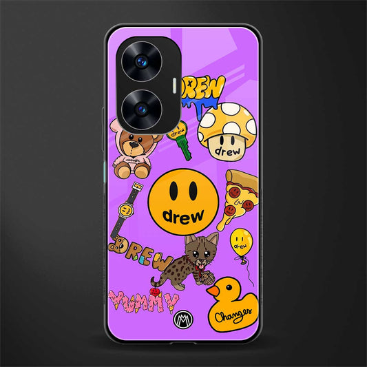 justin bieber back phone cover | glass case for realme c55