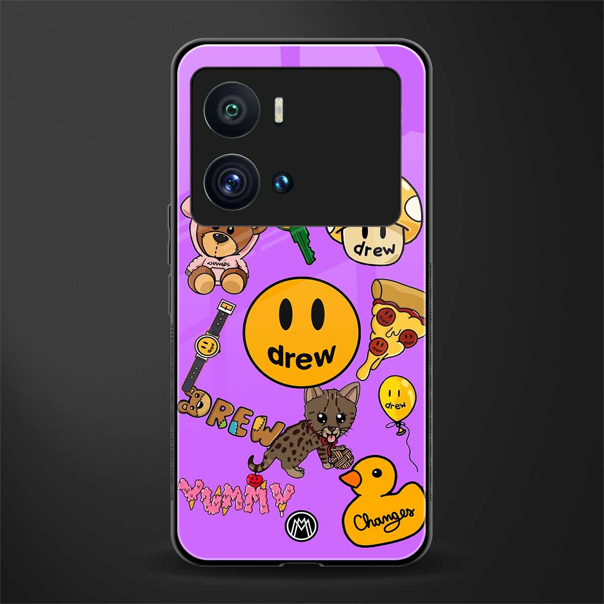 justin bieber back phone cover | glass case for iQOO 9 Pro