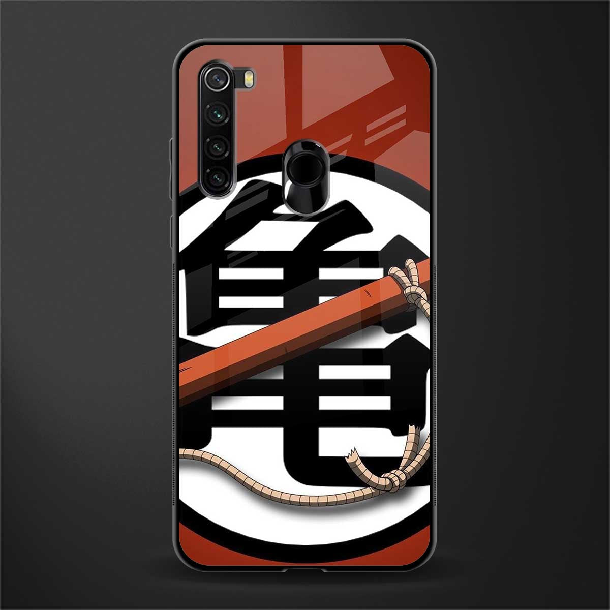kakarot glass case for redmi note 8 image
