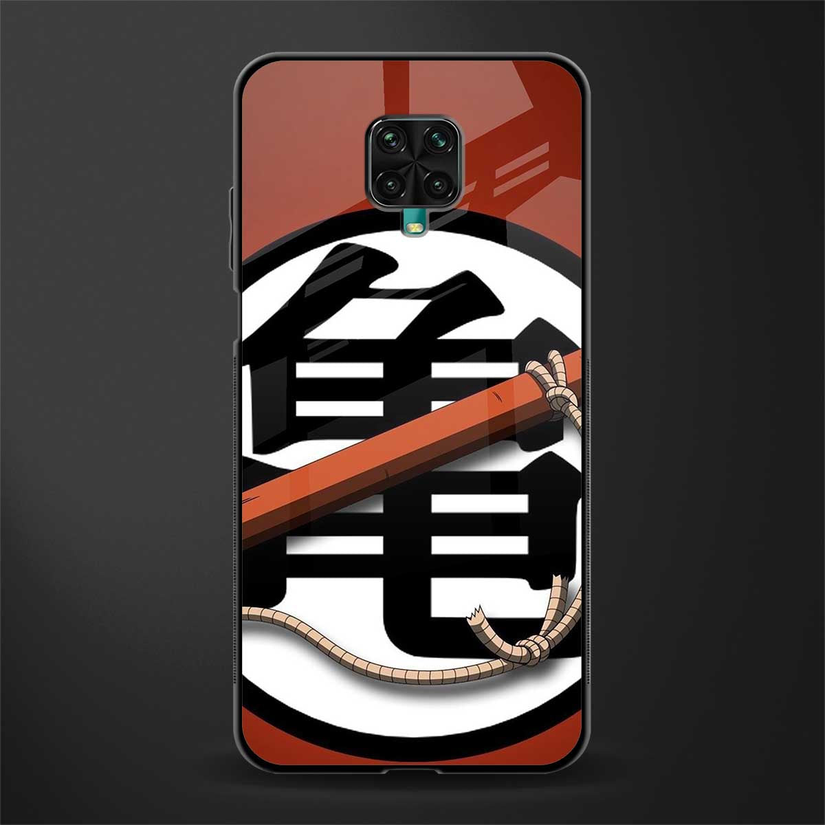 kakarot glass case for redmi note 9 pro image