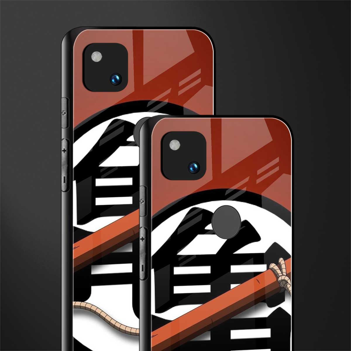 kakarot back phone cover | glass case for google pixel 4a 4g