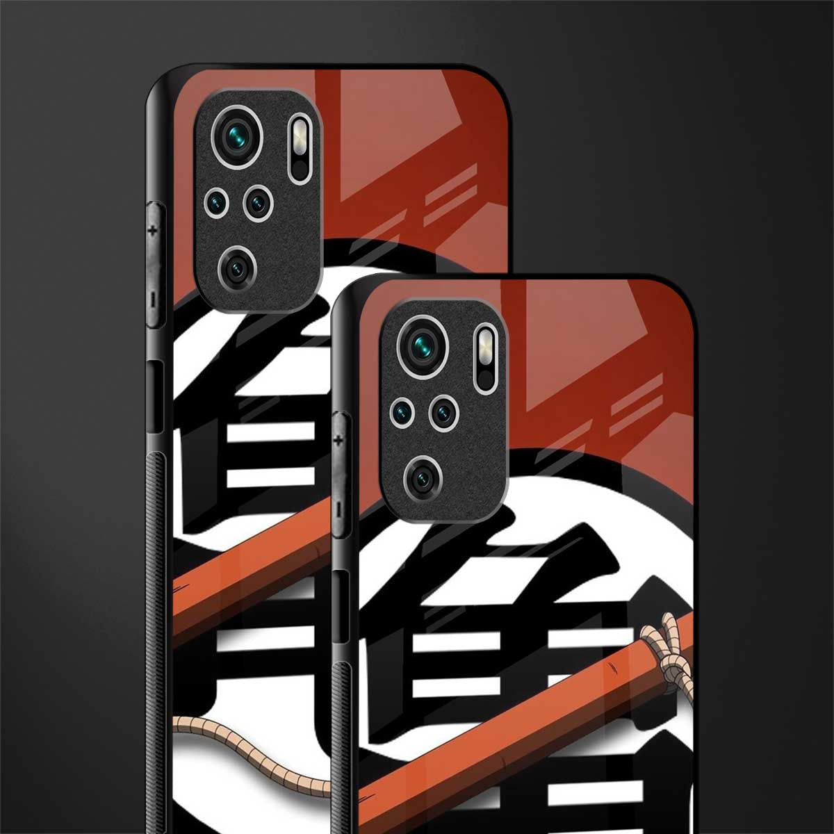 kakarot glass case for redmi note 10s image-2