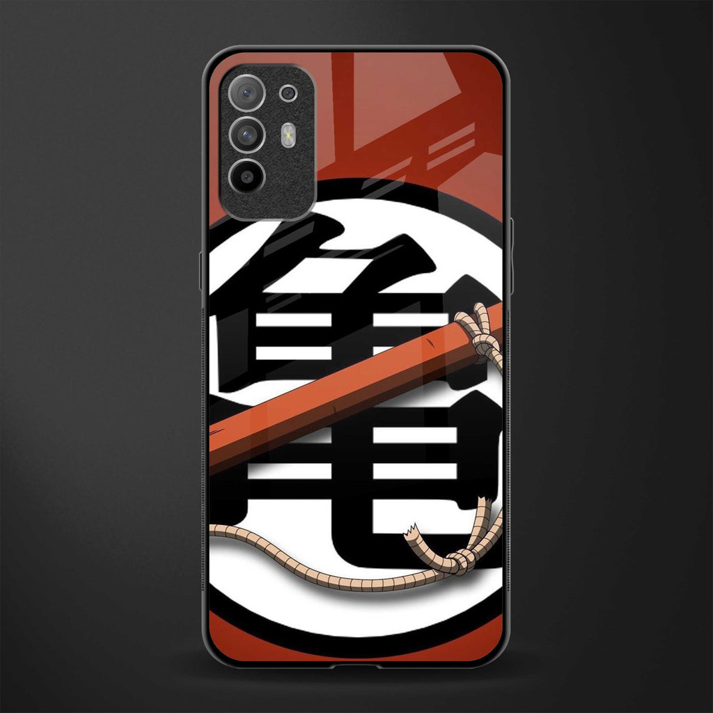 kakarot glass case for oppo f19 pro plus image