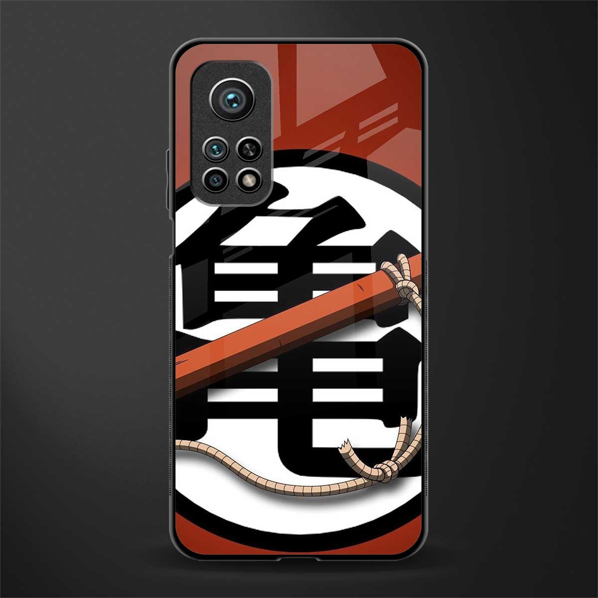 kakarot glass case for mi 10t pro image