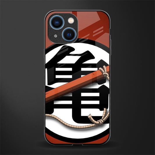 kakarot glass case for iphone 13 mini image