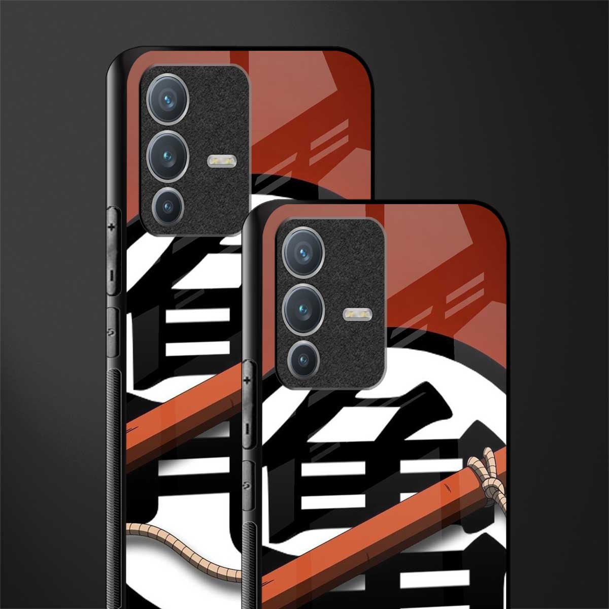 kakarot glass case for vivo v23 pro 5g image-2