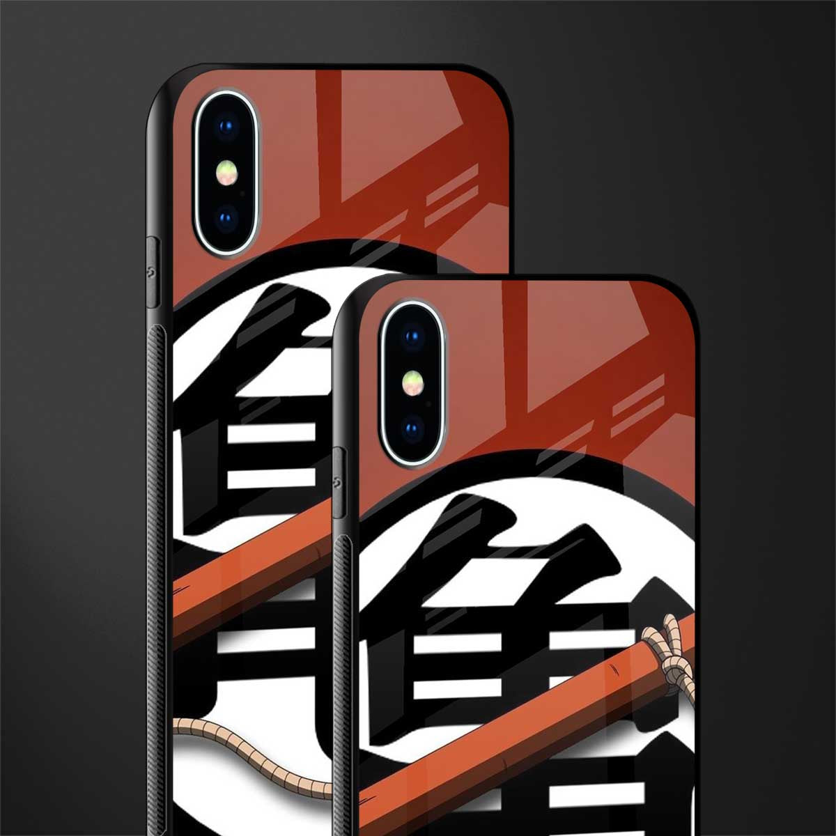 kakarot glass case for iphone xs image-2