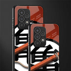 kakarot back phone cover | glass case for samsung galaxy a73 5g