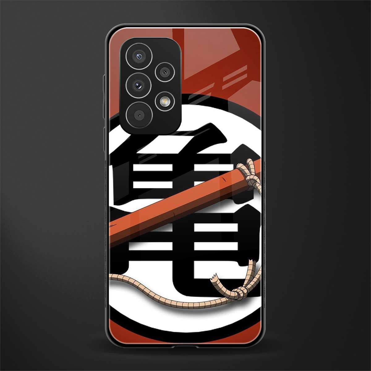 kakarot back phone cover | glass case for samsung galaxy a73 5g