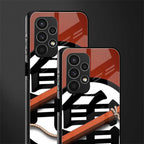 kakarot back phone cover | glass case for samsung galaxy a13 4g