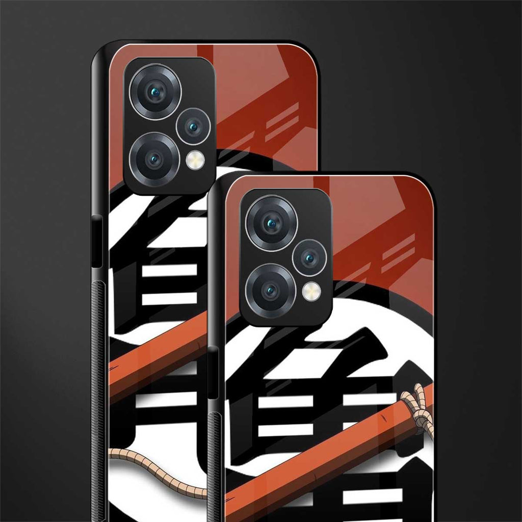 kakarot back phone cover | glass case for oneplus nord ce 2 lite 5g