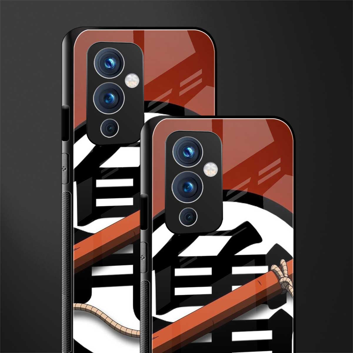 kakarot back phone cover | glass case for oneplus 9