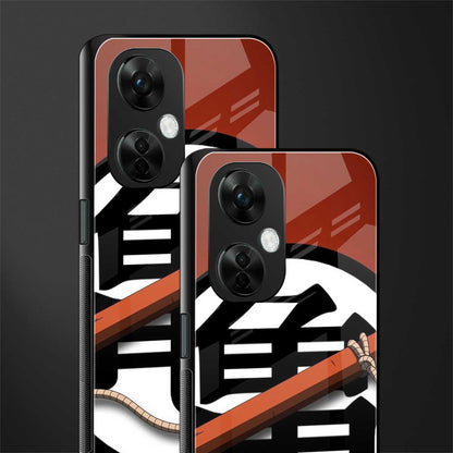 kakarot back phone cover | glass case for oneplus nord ce 3 lite