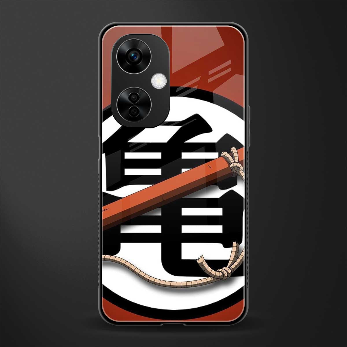kakarot back phone cover | glass case for oneplus nord ce 3 lite