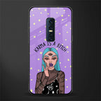 karma is a bitch glass case for vivo v17 pro image