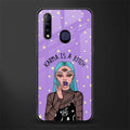 karma is a bitch glass case for vivo z1 pro image