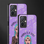 karma is a bitch glass case for vivo y75 5g image-2