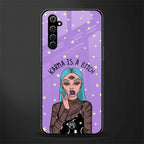 karma is a bitch glass case for realme x50 pro image