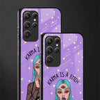 karma is a bitch glass case for samsung galaxy s22 ultra 5g image-2