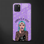 karma is a bitch glass case for samsung a81 image