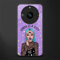 karma is a bitch back phone cover | glass case for realme 11 pro 5g