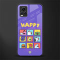 kawaii edition back phone cover | glass case for vivo y73