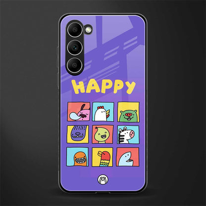 kawaii edition glass case for phone case | glass case for samsung galaxy s23