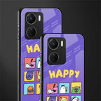 kawaii edition back phone cover | glass case for vivo y16