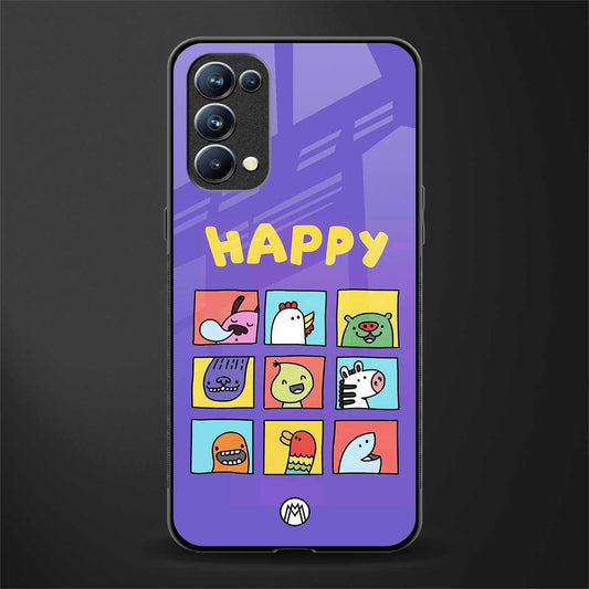 kawaii edition back phone cover | glass case for oppo reno 5