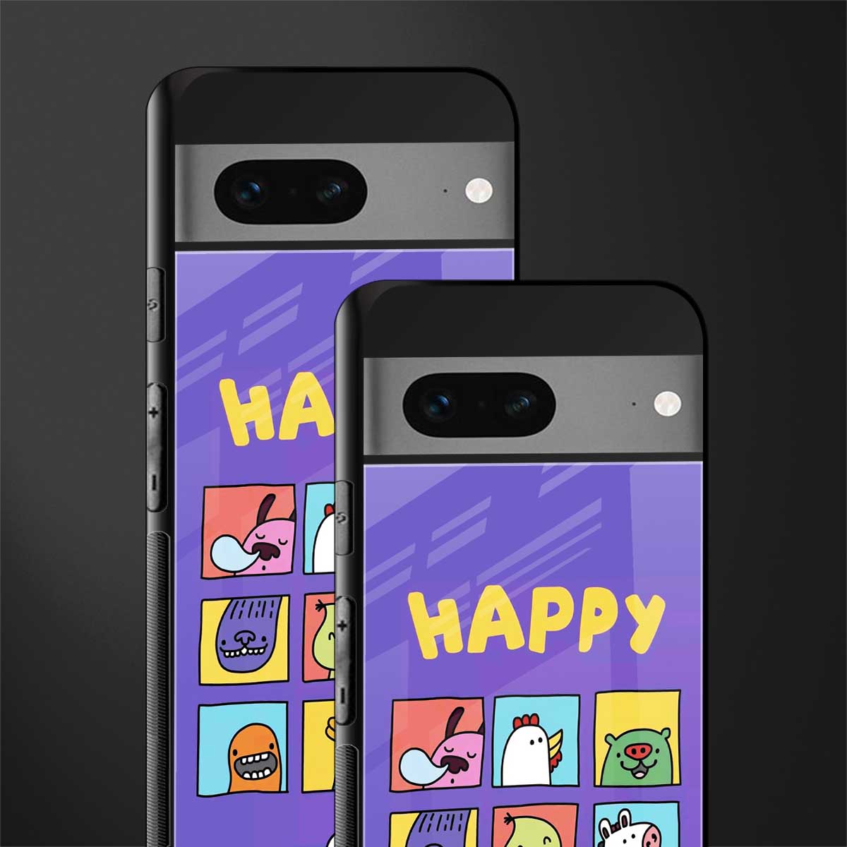 kawaii edition back phone cover | glass case for google pixel 7