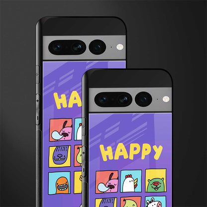 kawaii edition back phone cover | glass case for google pixel 7 pro