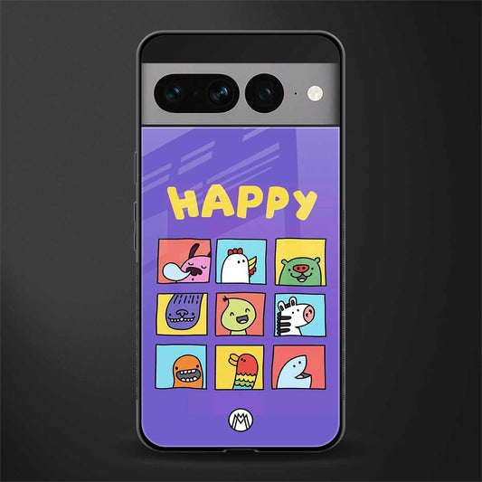 kawaii edition back phone cover | glass case for google pixel 7 pro