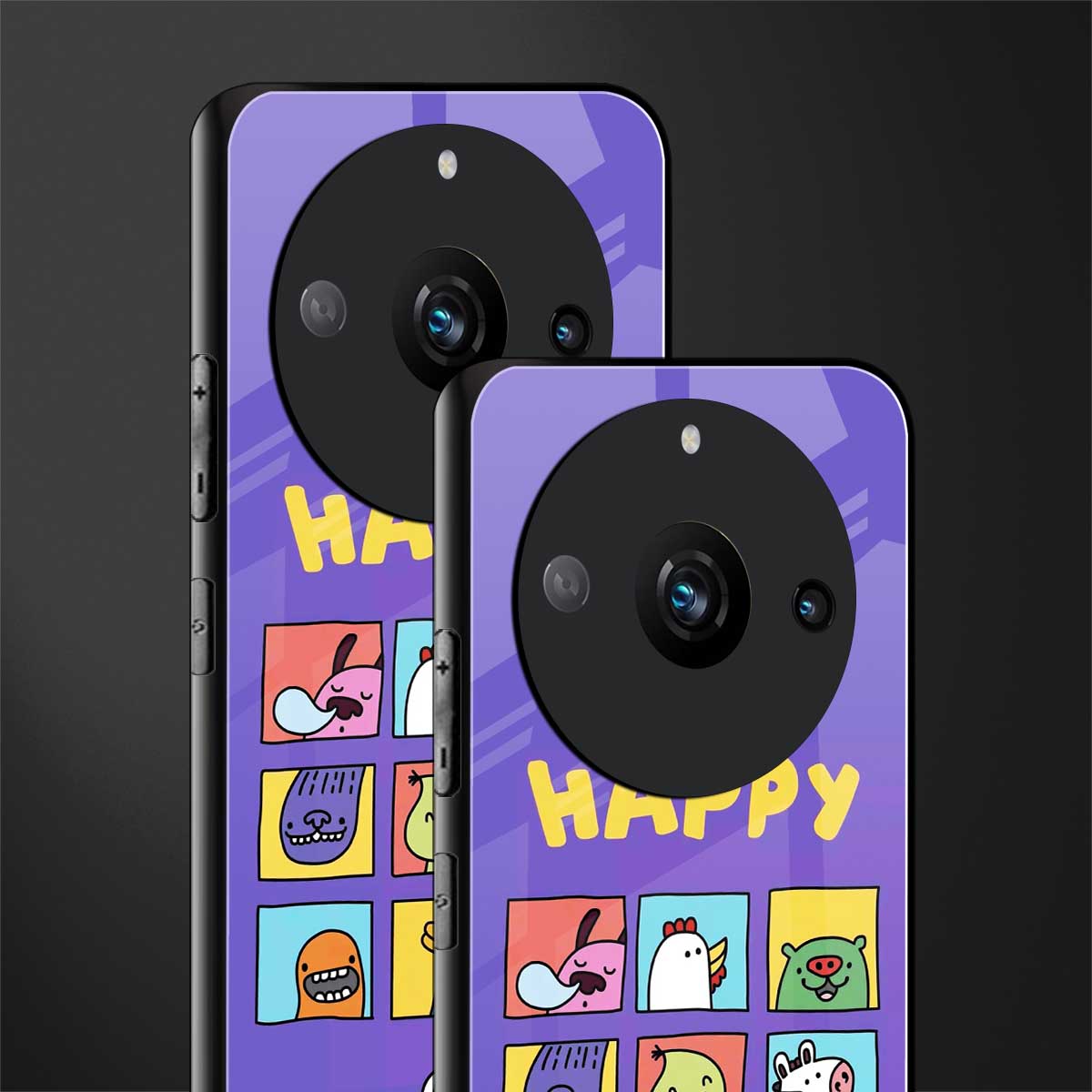 kawaii edition back phone cover | glass case for realme 11 pro 5g