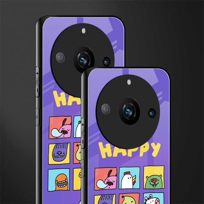 kawaii edition back phone cover | glass case for realme 11 pro 5g