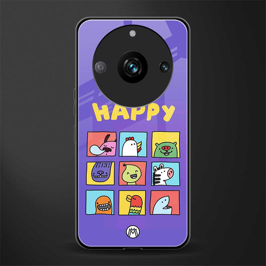 kawaii edition back phone cover | glass case for realme 11 pro 5g