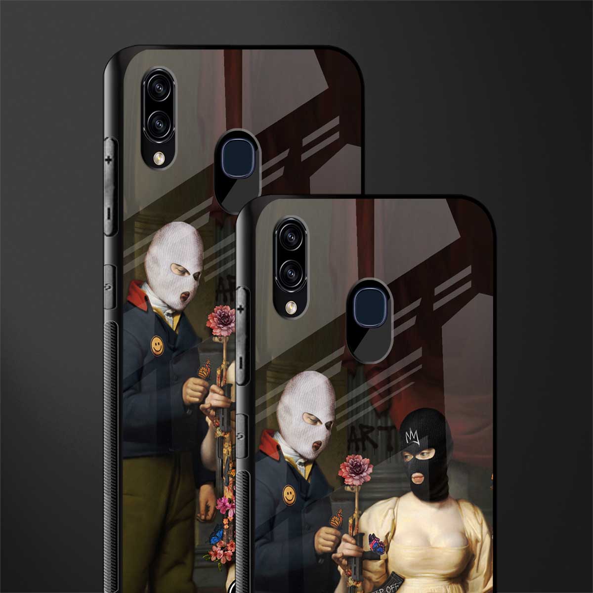 keep off glass case for samsung galaxy m10s image-2