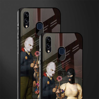 keep off glass case for samsung galaxy m10s image-2