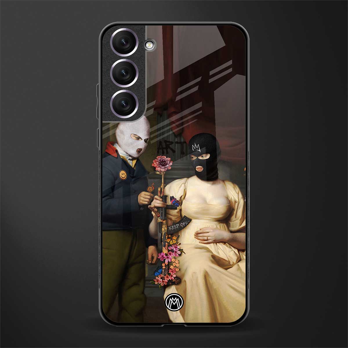 keep off glass case for samsung galaxy s21 plus image