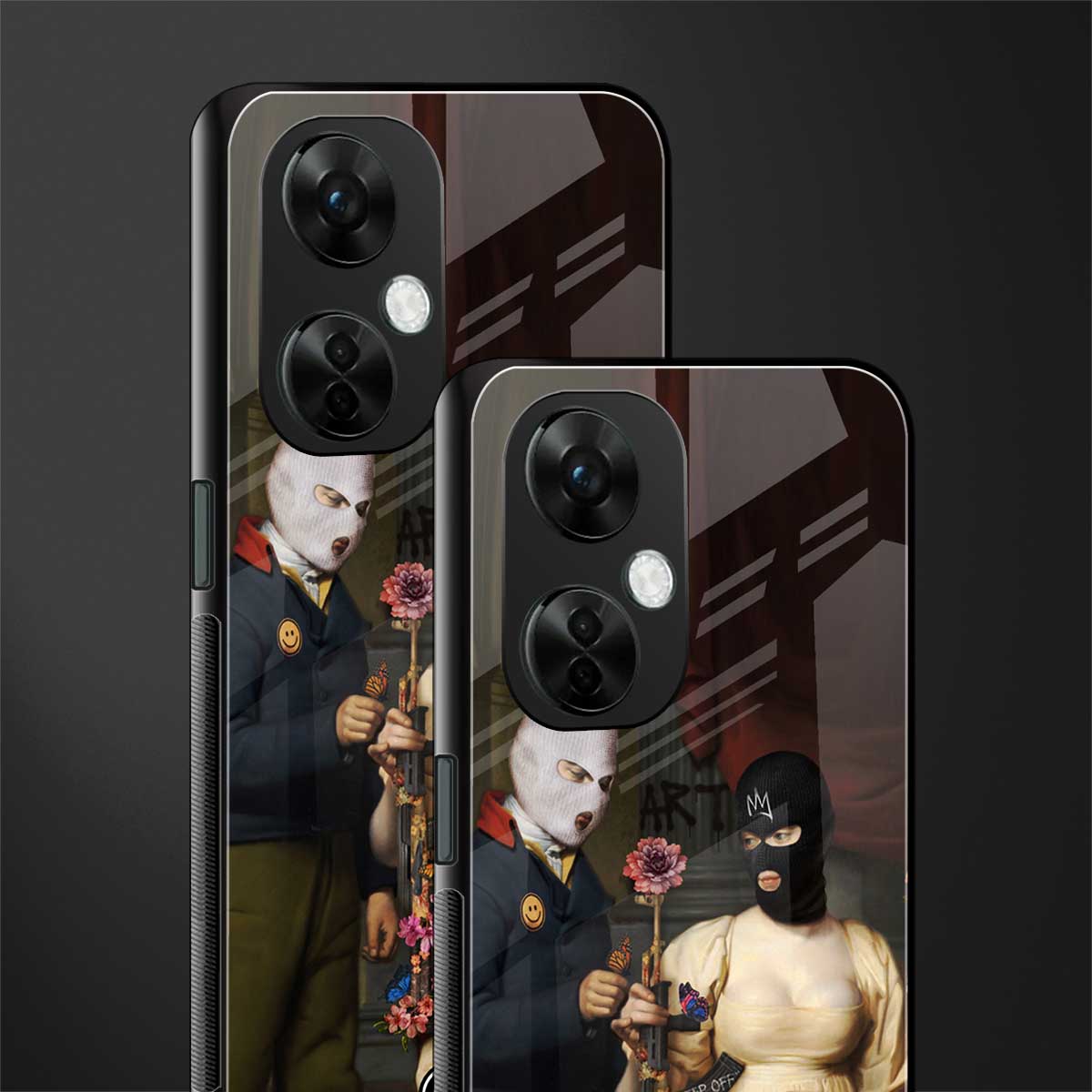 keep off back phone cover | glass case for oneplus nord ce 3 lite