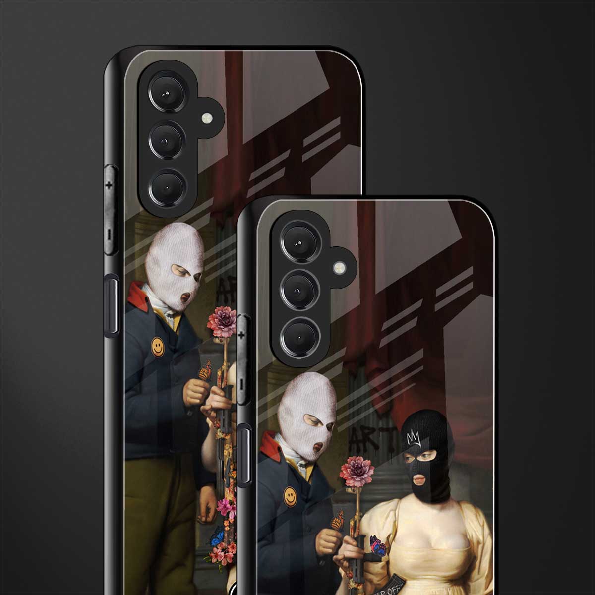 keep off back phone cover | glass case for samsun galaxy a24 4g