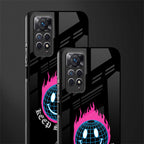 keep smiling back phone cover | glass case for redmi note 11 pro plus 4g/5g