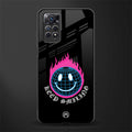 keep smiling back phone cover | glass case for redmi note 11 pro plus 4g/5g