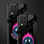 keep smiling back phone cover | glass case for samsung galaxy m33 5g