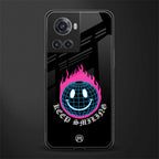 keep smiling back phone cover | glass case for oneplus 10r 5g
