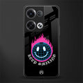 keep smiling back phone cover | glass case for oppo reno 8 pro