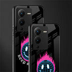 keep smiling back phone cover | glass case for vivo v25 pro 5g