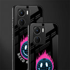 keep smiling back phone cover | glass case for vivo y16